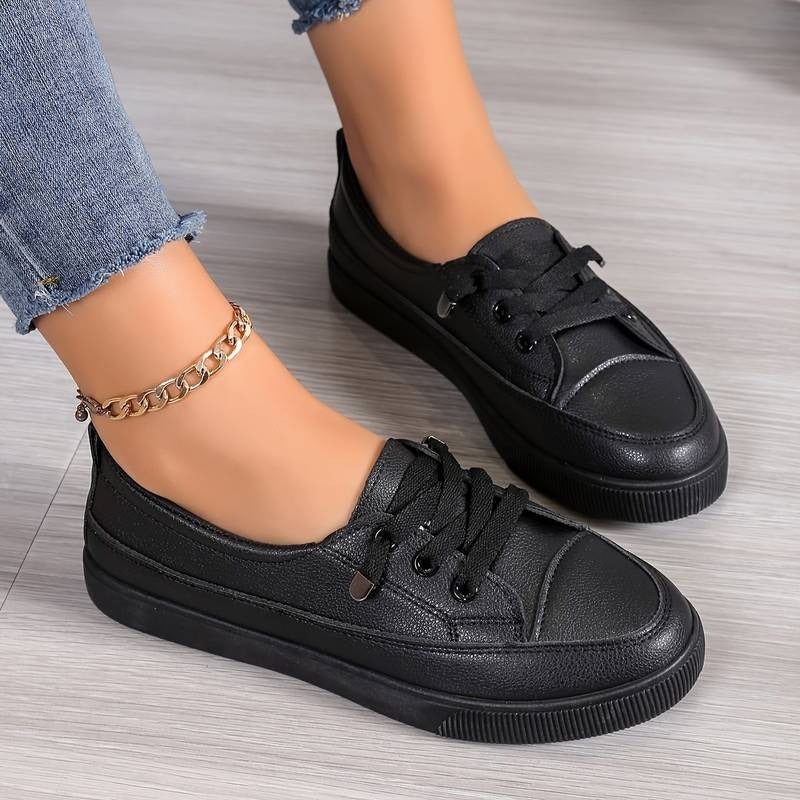 Elegant Women's Slip-On Sneakers – Stylish & Comfortable