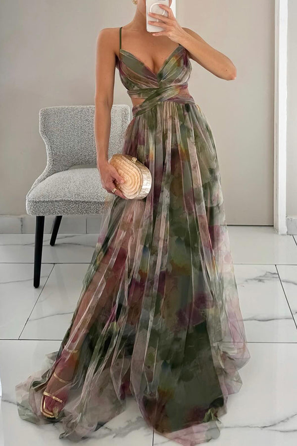 Feminine Sleeveless Maxi Dress For Women