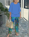 Mid-Sleeve Set Two-Piece