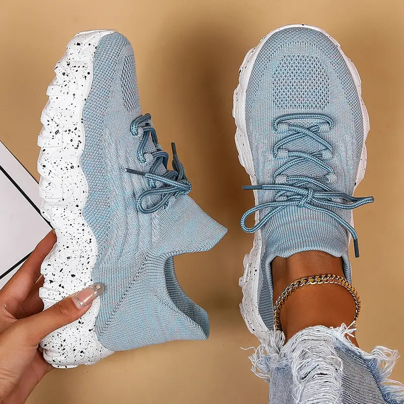 Luisa – Breathable chunky knit sneakers