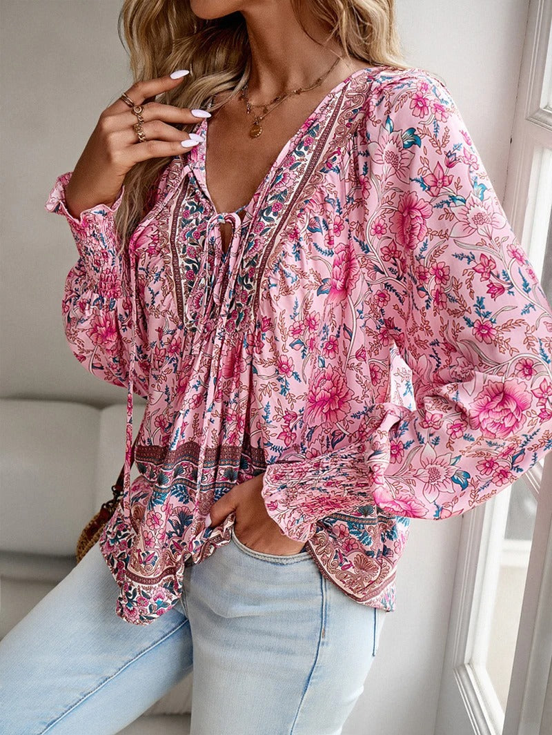 Fresh Look Floral Blouse with Casual Charm