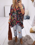 Loose Fashion Printed Top