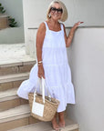 Stacked Sleeveless Boho Dress