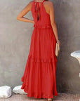 Soft Ruffle Casual Dress – Lightweight, Flowy Summer Style Perfect for Travel & Everyday Elegance