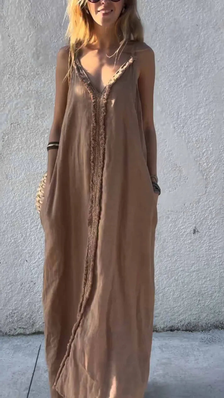 Sleek Modern Slip Dress with Delicate Vibe