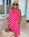 Polka Dot Sleeveless Dress