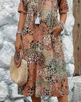 Trendy Summer Dress with Delicate Leopard Lace