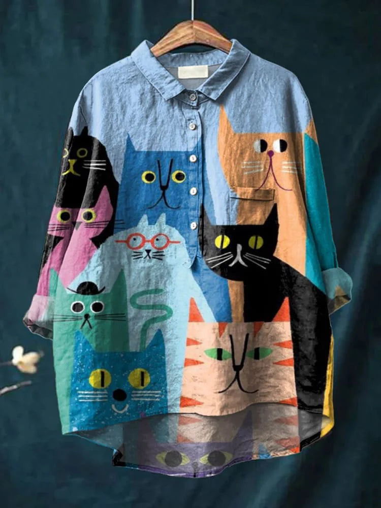Cute Chloe Dog Drawing Print T-Shirt