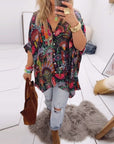 Loose Fashion Printed Top