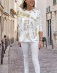 Round Neck Long Sleeve Top