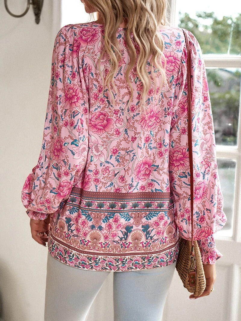 Fresh Look Floral Blouse with Casual Charm