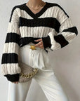 Trendy Cozy Knit Sweater for Women