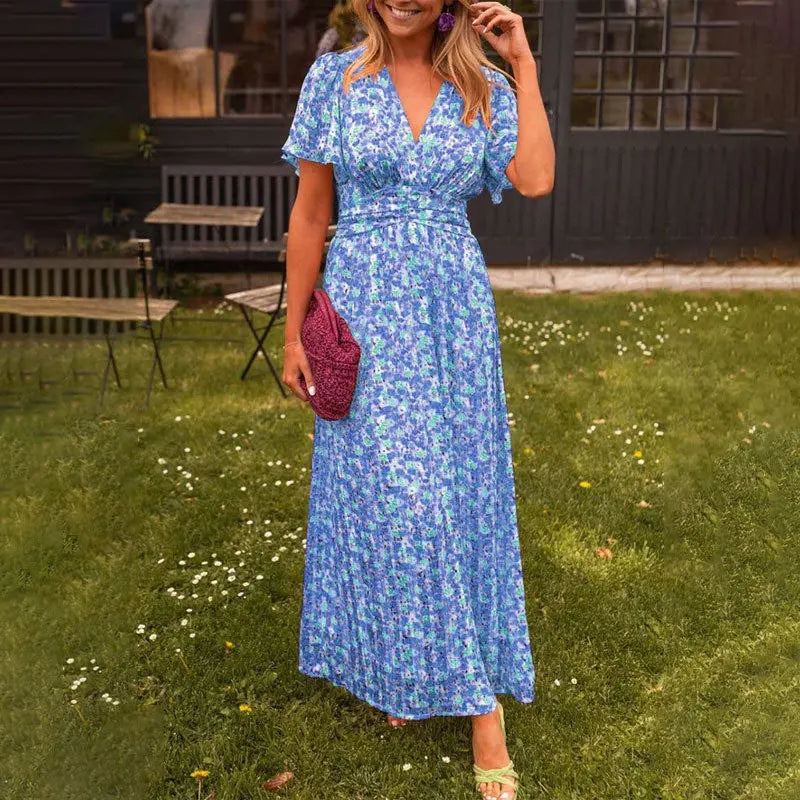 Petal Tone Flowy Midi Dress