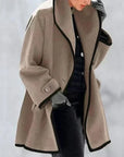 Stylish Double Breasted Wool Coat