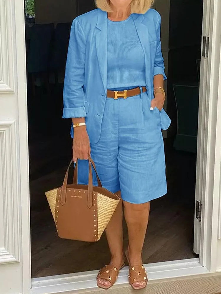 Casual Long Sleeve Two-Piece Set
