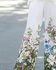 Elegant Printed Sleeveless Two-Piece Set