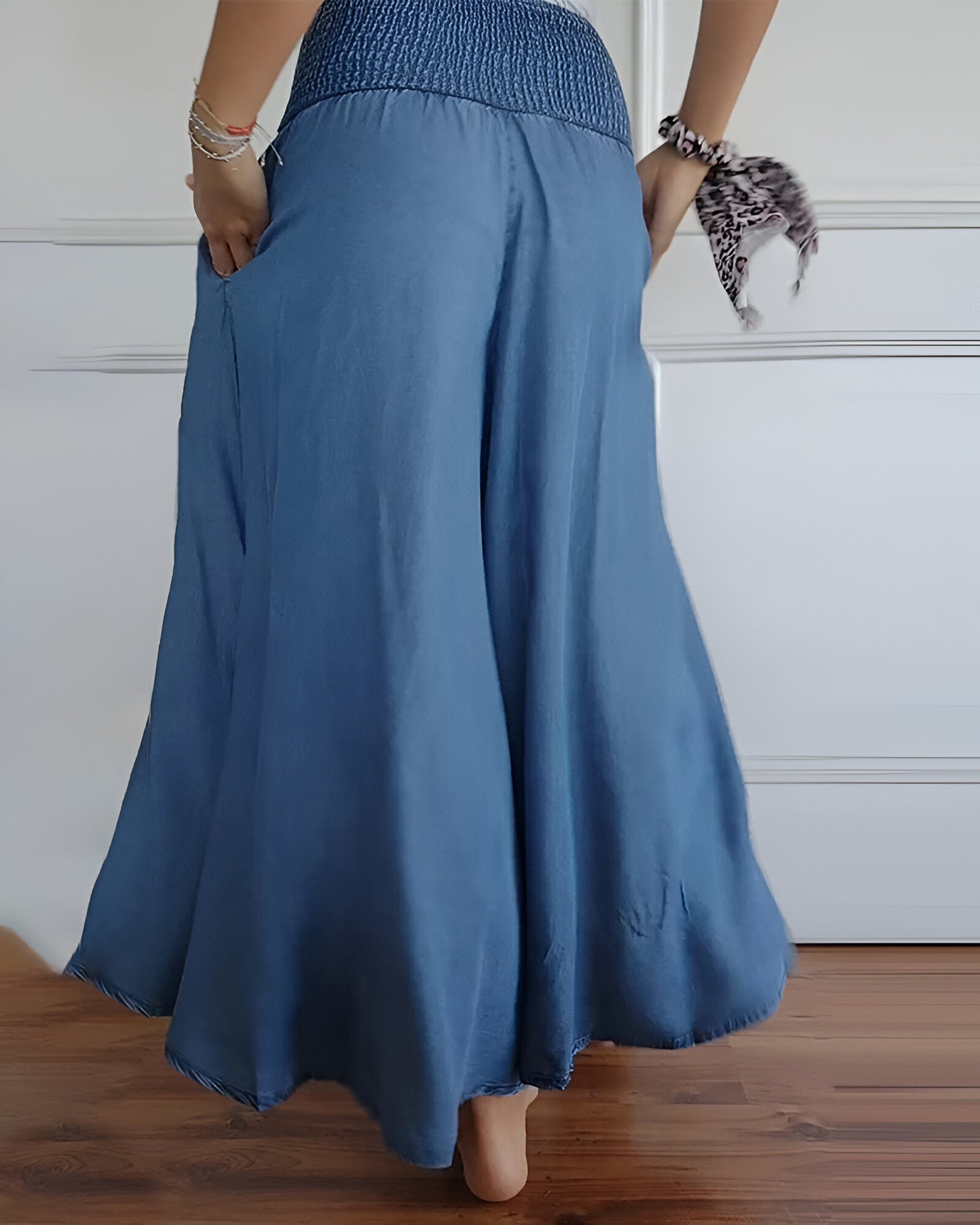 Comfortable Pants with Elastic Waist