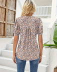 Breathable Short Sleeve Blouse