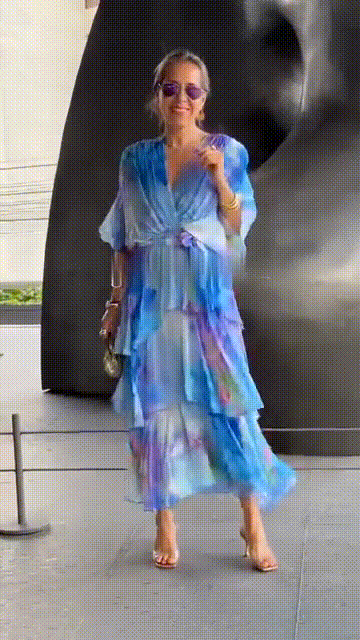 Elegant bohemian long dress