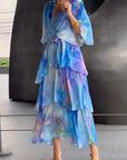 Elegant bohemian long dress