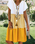 Stylish Floral Print Dress