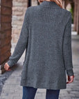 Chic Casual Ribbed Long-Sleeve Top