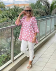 Stylish V-Neck Blouse for Women