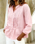 Commute-Casual Gathered Blouse