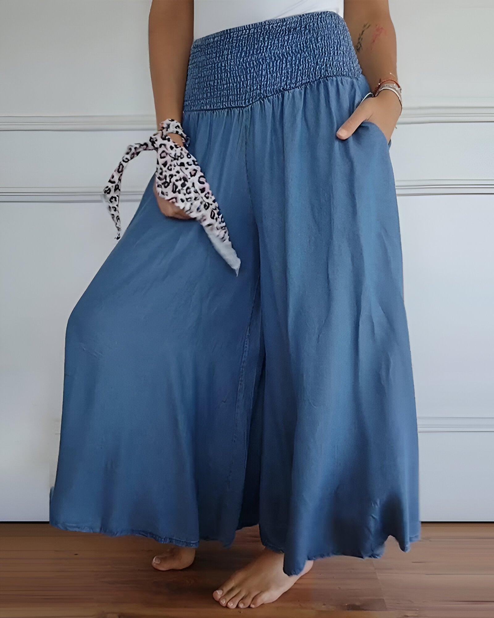 Comfortable Pants with Elastic Waist
