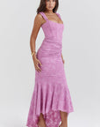 Sleeveless Ruched Bodycon Evening Dress