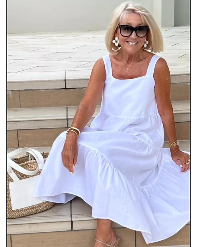 Stacked Sleeveless Boho Dress