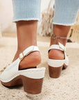 Stylish Stiletto Heel Sandals