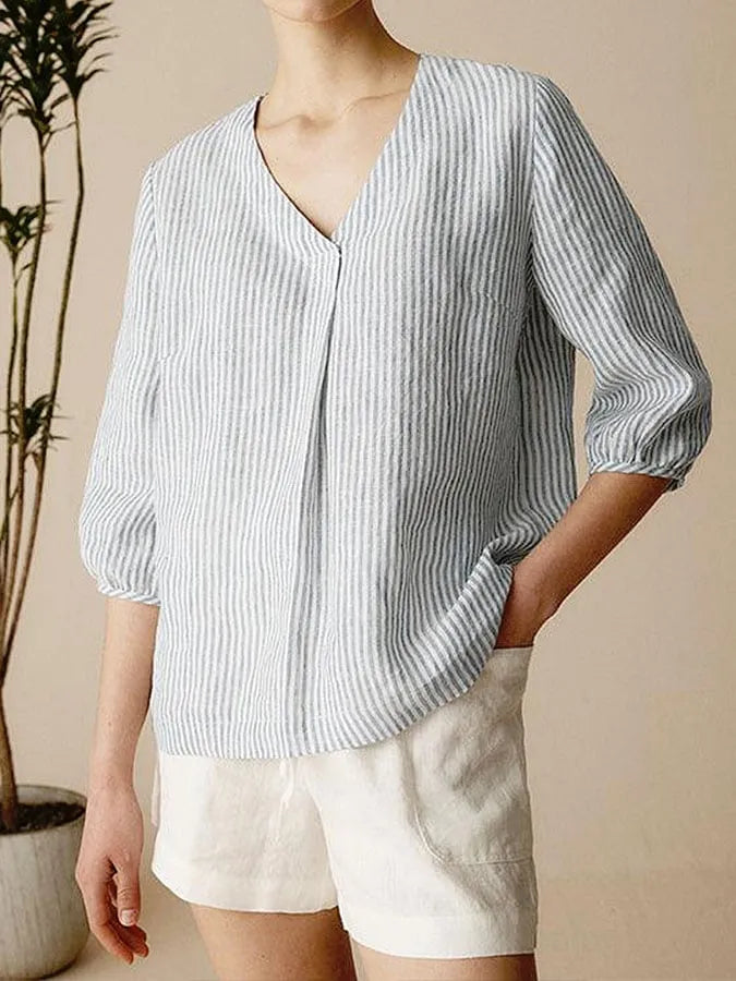 Women's Striped Casual Shirt