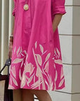 Women Long Sleeve Shirt Dress