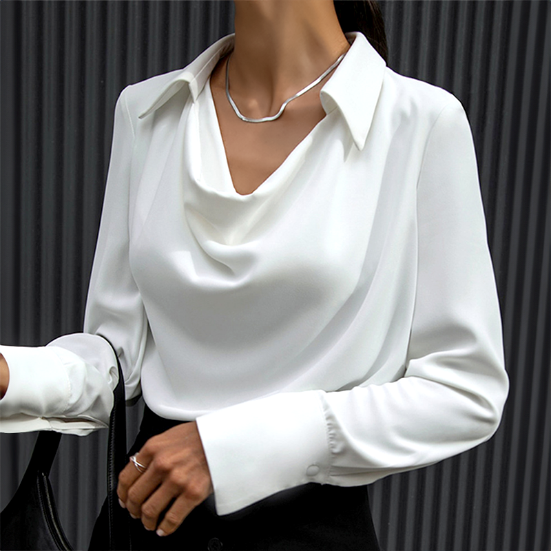 Minimalist Silk Top with Luxe Fabric Appeal