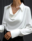 Minimalist Silk Top with Luxe Fabric Appeal