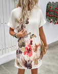 Casual Placement Print Dress