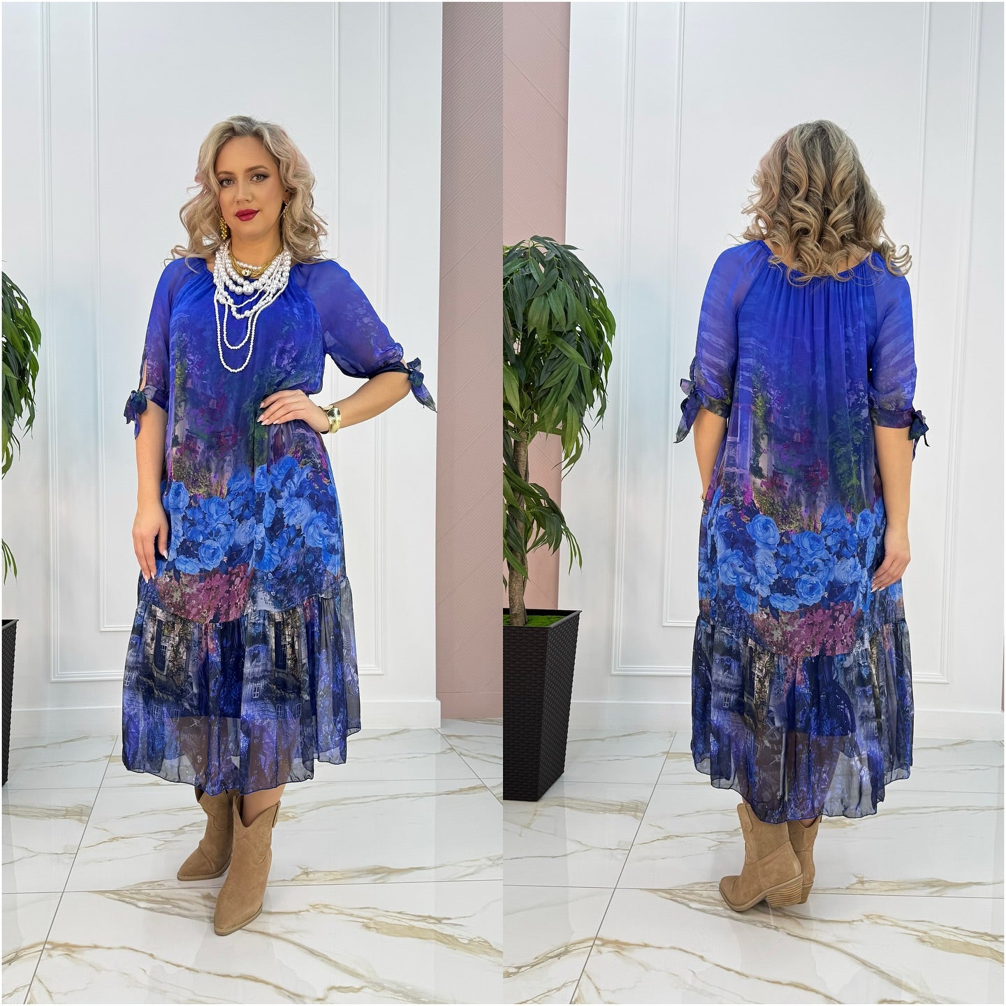 Airy and Breathable Midi Dress