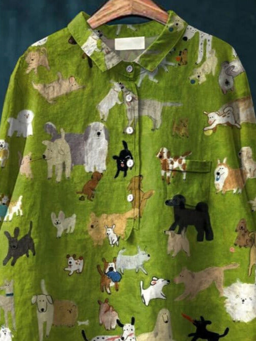 Bluey Graphic Tee with Dog Illustration