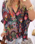Loose Fashion Printed Top