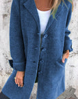 Casual Longline Knit Coat Jacket