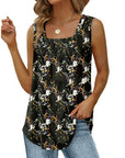 Square Neck Sleeveless T-Shirt