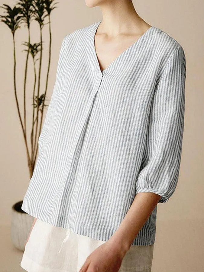 Women's Striped Casual Shirt