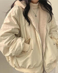 Stylish Oversized Bomber Jacket