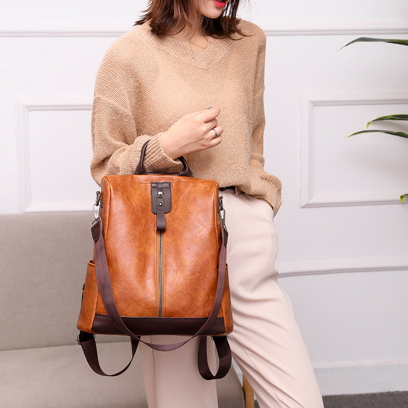 Stylish Leather Bag with Sleek Design
