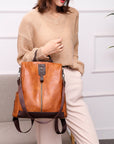 Stylish Leather Bag with Sleek Design