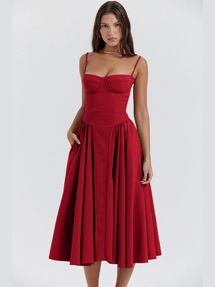 Vintage Cross-Border Fashionable Tank Long Dress