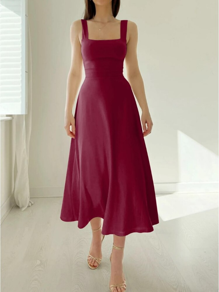 Stylish Reversible Midi Dress for Women
