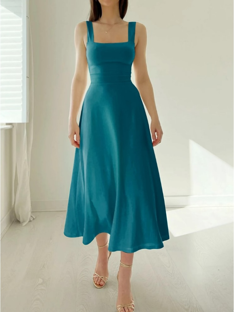 Stylish Reversible Midi Dress for Women
