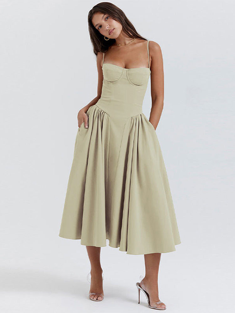 Vintage Cross-Border Fashionable Tank Long Dress